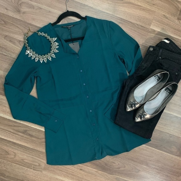 NWT W 118 Walter Baker Benjamin Blouse S Top - Picture 1 of 4